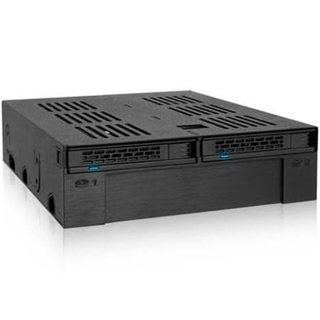 Awesome Audio 2.5 in. 2 Bay SAS SATA Storage Mobile Rack AW2942851